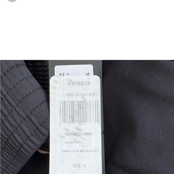 VERSACE Greca Signature Accent Gym Sweatpants $625 - Picture 8 of 8